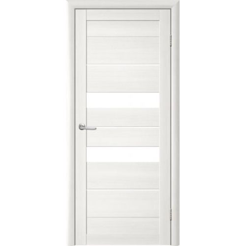 Межкомнатная дверь Albero, Тренд Т 4. Цвет - лиственница белая. Лакобель белый.