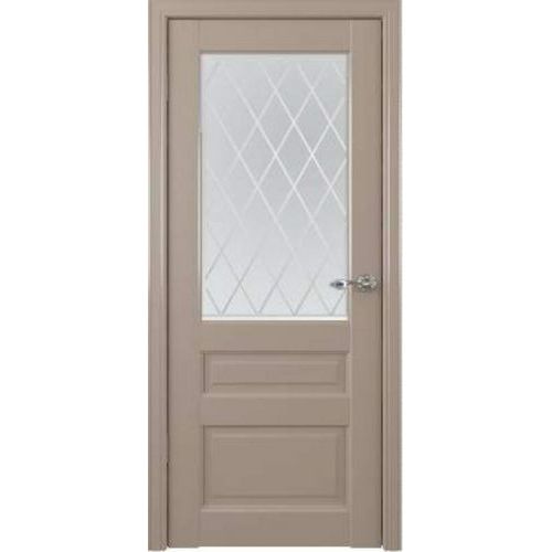 Межкомнатная дверь Albero, Галерея, Эрмитаж 2, стекло "Ромб". Цвет - серый.