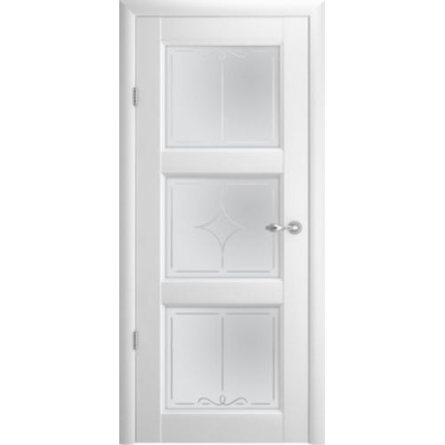 Межкомнатная дверь Albero, Галерея, Эрмитаж 3, стекло "Галерея". Цвет - белый.