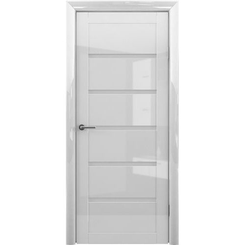 Межкомнатная дверь Albero, Мегаполис, Вена GL. Цвет - глянец белый. 