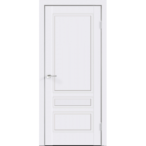 Межкомнатная дверь Velldoris, Scandi 3P, глухое. Цвет - белый.