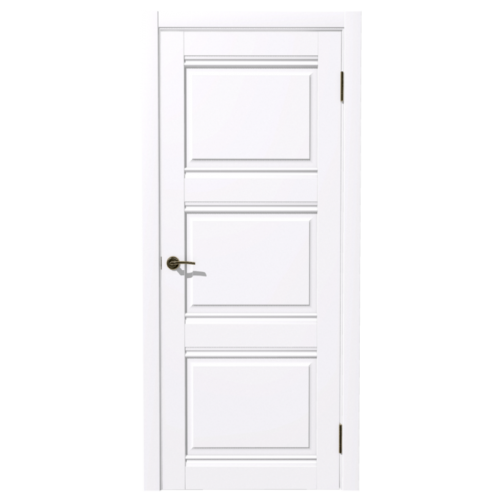 Межкомнатная дверь Дубрава Сибирь, Геометрия ST, Альфа ПГ. Цвет - белый.