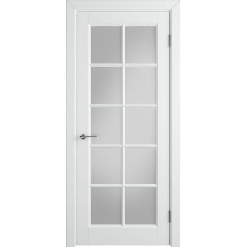 Межкомнатная дверь ВФД, Эмаль, Гланта 57ДО. Цвет - белый.