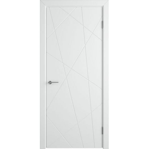 Межкомнатная дверь ВФД, Эмаль, Флитта 26ДГ. Цвет - белый.
