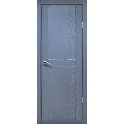 Межкомнатная дверь Airon, Абстракция. Цвет - сатин графит.