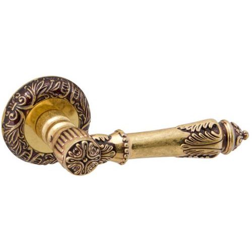 Ручка дверная Fuaro Imperia SM. Цвет - золото французское.