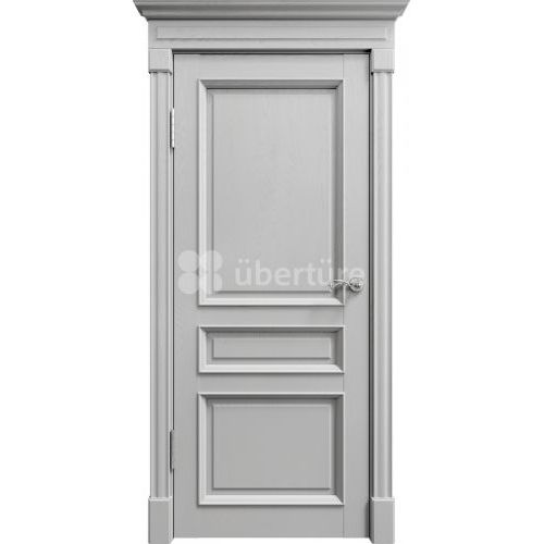 Межкомнатная дверь Uberture (Убертюре), Римини ПДГ 80001. Цвет - серена светло-серый.