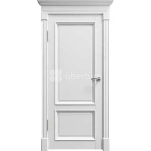 Межкомнатная дверь Uberture (Убертюре), Римини ПДГ 80002. Цвет - серена белый.