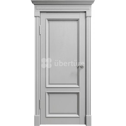 Межкомнатная дверь Uberture (Убертюре), Римини ПДГ 80002. Цвет - серена светло-серый.