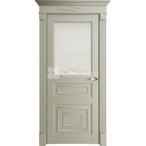 Межкомнатная дверь Uberture (Убертюре), Флоренция ПДО 62001. Цвет - серена светло-серый.