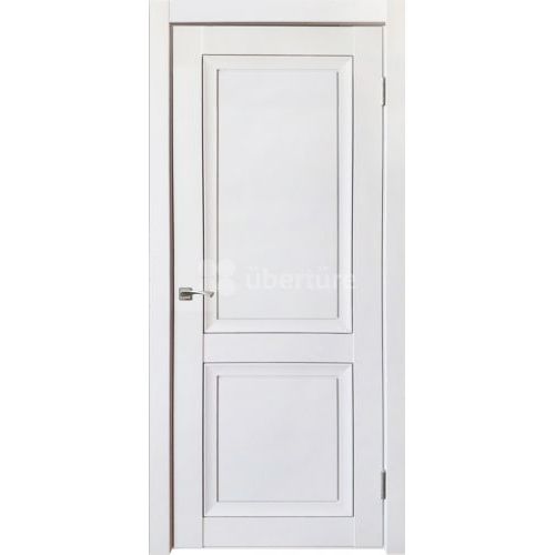 Межкомнатная дверь Uberture (Убертюре), Деканто ПДГ 1. Цвет - бархат белый.
