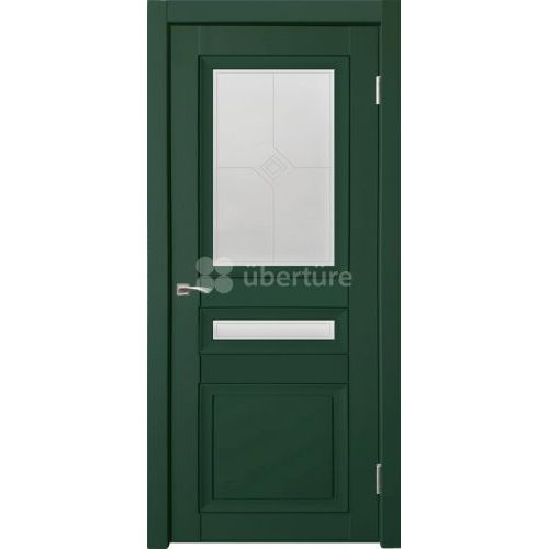 Межкомнатная дверь Uberture (Убертюре), Деканто ПДО 4. Цвет - бархат зеленый.