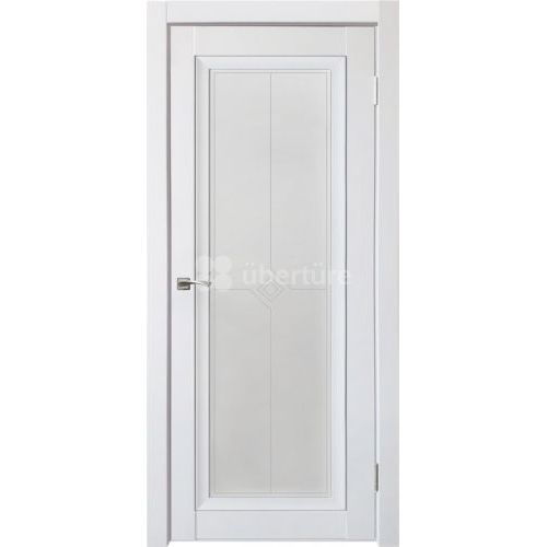 Межкомнатная дверь Uberture (Убертюре), Деканто ПДО 2. Цвет - бархат белый.
