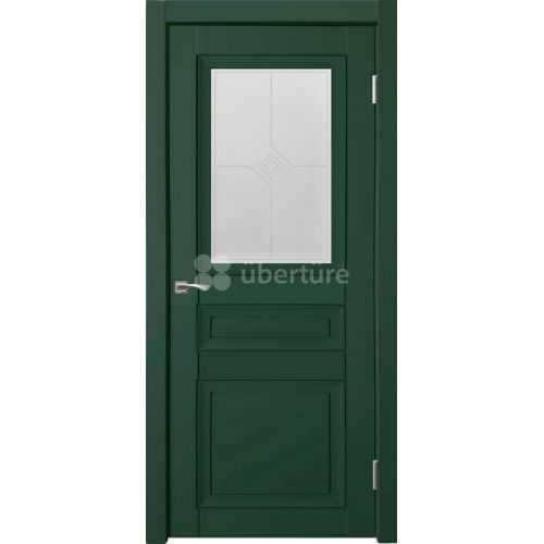 Межкомнатная дверь Uberture (Убертюре), Деканто ПДО 3. Цвет - бархат зеленый.