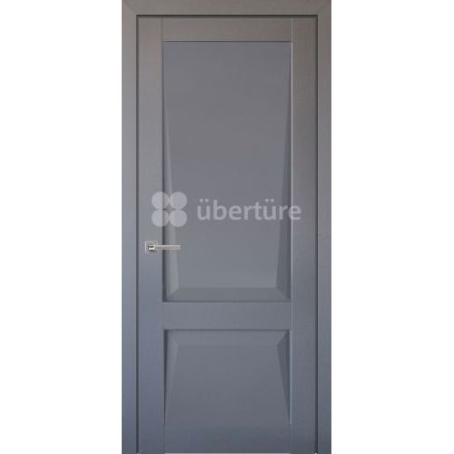 Межкомнатная дверь Uberture (Убертюре), Перфекто ПДГ 101. Цвет - бархат серый.