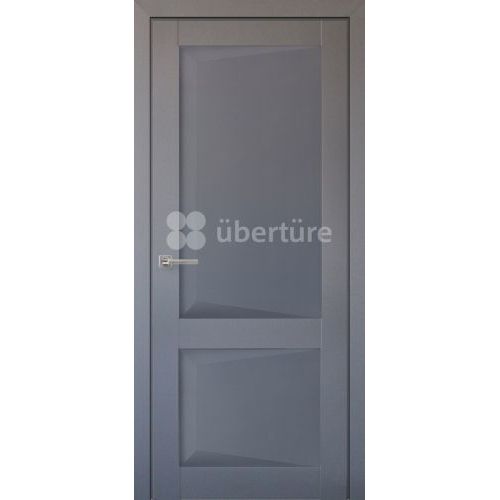 Межкомнатная дверь Uberture (Убертюре), Перфекто ПДГ 102. Цвет - бархат серый.
