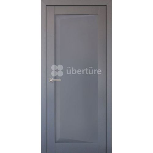Межкомнатная дверь Uberture (Убертюре), Перфекто ПДГ 105. Цвет - бархат серый.