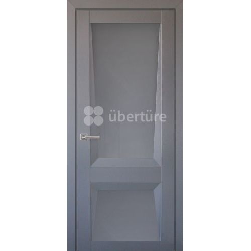 Межкомнатная дверь Uberture (Убертюре), Перфекто ПДО 101. Цвет - бархат серый.
