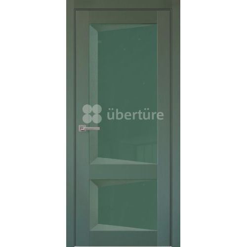 Межкомнатная дверь Uberture (Убертюре), Перфекто ПДО 102. Цвет - бархат зеленый.