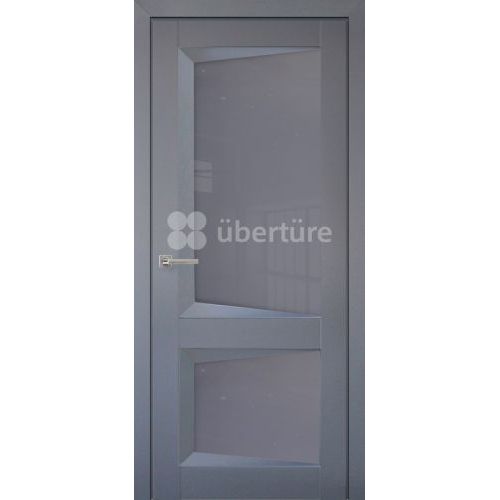 Межкомнатная дверь Uberture (Убертюре), Перфекто ПДО 102. Цвет - бархат серый.