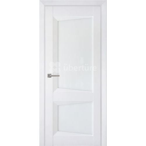 Межкомнатная дверь Uberture (Убертюре), Перфекто ПДО 102. Цвет - бархат белый.