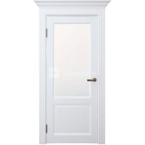 Межкомнатная дверь Uberture (Убертюре), Версаль ПДО 40004. Цвет - снежная королева.