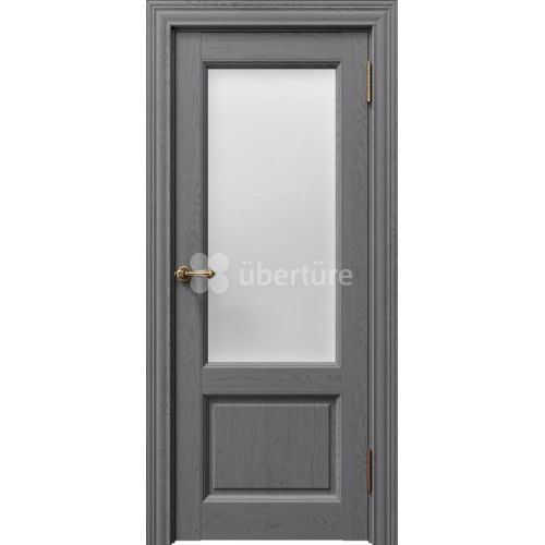 Межкомнатная дверь Uberture (Убертюре), Сорренто ПДО 80010. Цвет - софт антрацит.