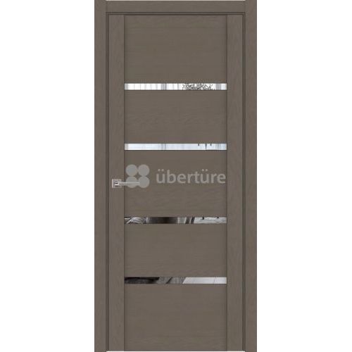 Межкомнатная дверь Uberture (Убертюре), Унилайн ПДО 30020. Цвет - софт тортора. Стекло - зеркало.