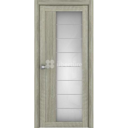 Межкомнатная дверь Uberture (Убертюре), Лайт ПДО 2112. Цвет - велюр серый.