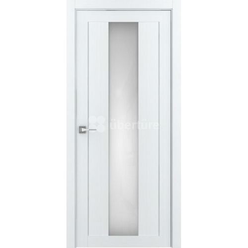 Межкомнатная дверь Uberture (Убертюре), Лайт ПДО 2191. Цвет - велюр белый.