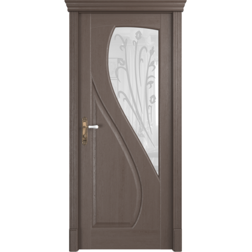 Межкомнатная дверь Олимп, Классика, Венеция 2 ПО. Стекло - художественное матирование, рисунок 186.