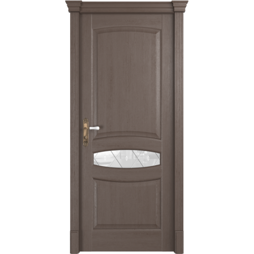 Межкомнатная дверь Олимп, Классика, Верона ПГО. Стекло - гравировка с шелкографией, рисунок 185.