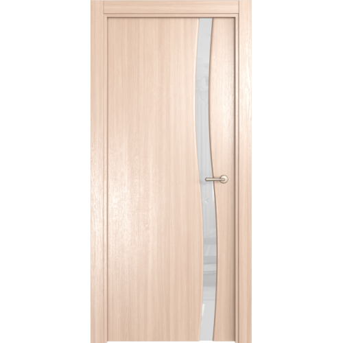 Межкомнатная дверь Олимп, Стиль, Диор 06 ПО. Стекло - триплекс белый.
