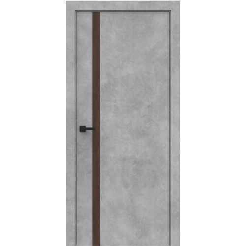 Межкомнатная дверь Гармония, Trend 01 ПГ. Цвет - бетон лофт светлый / лиственница амурская.