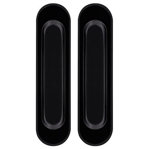 Комплект ручек для раздвижных дверей Punto Soft Line SL-010. Цвет - черный.