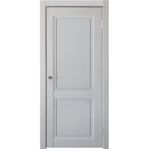 Межкомнатная дверь Uberture (Убертюре), Салютто ПДГ 501. Цвет - бархат светло-серый.