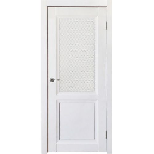 Межкомнатная дверь Uberture (Убертюре), Салютто ПДО 501. Цвет - бархат белый.