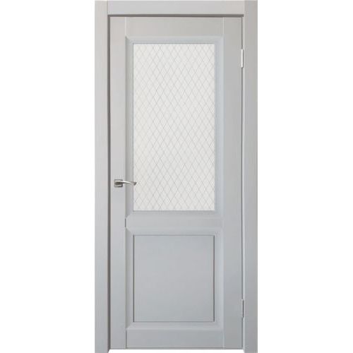 Межкомнатная дверь Uberture (Убертюре), Салютто ПДО 501. Цвет - бархат светло-серый.