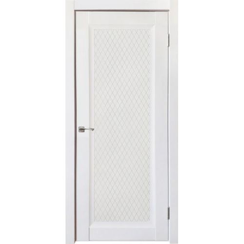 Межкомнатная дверь Uberture (Убертюре), Салютто ПДО 502. Цвет - бархат белый.