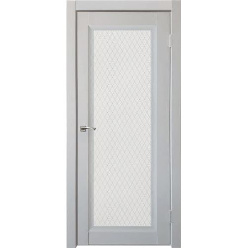 Межкомнатная дверь Uberture (Убертюре), Салютто ПДО 502. Цвет - бархат светло-серый.