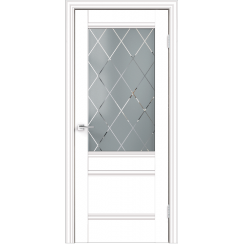 Межкомнатная дверь Velldoris, Alto 20 2V, стекло "Ромб" (ПВХ)