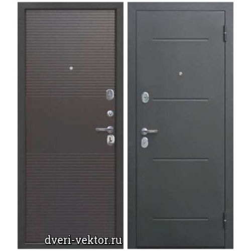 Входная дверь Ferroni, 7,5 см Гарда Серебро, антик серебро / темный кипарис