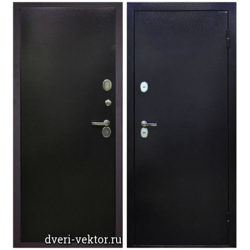Входная дверь Город Мастеров, Медверь М 1.0 Термо, металл / металл, антик черное серебро
