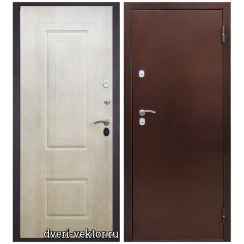 Входная дверь Город Мастеров, Медверь 1.0 Термо, антик медь / алтайская лиственница