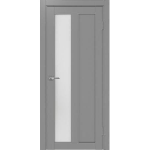 Межкомнатная дверь Optima Porte, Турин 521.21. Цвет - серый. Стекло - кризет бц.