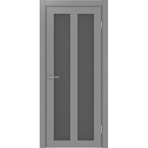 Межкомнатная дверь Optima Porte, Турин 521.22. Цвет - серый. Стекло - графит.