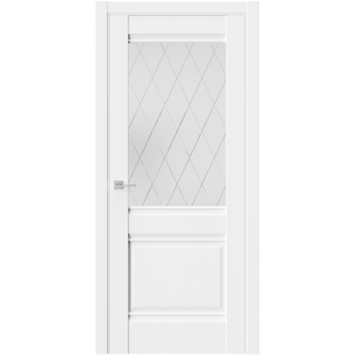 Межкомнатная дверь AxelDoors, ChE6, стекло "Ромб"