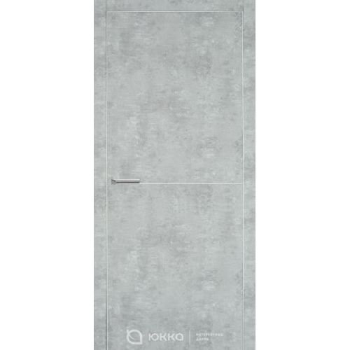 Межкомнатная дверь Юкка, Платинум 24 ПГ, с алюминиевой кромкой