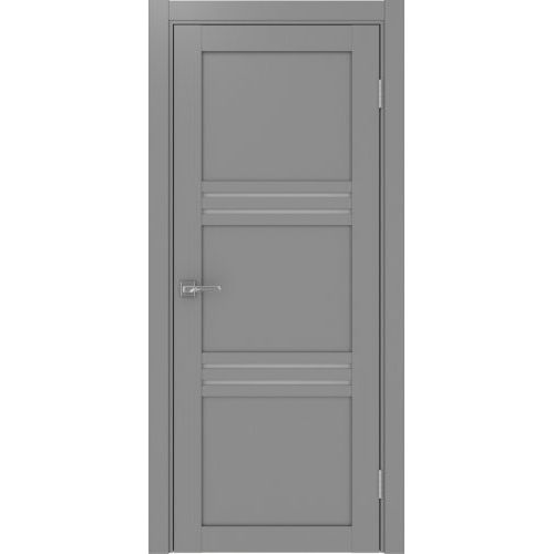 Межкомнатная дверь Optima Porte, Турин 553.12. Цвет - серый. Стекло - матовое.