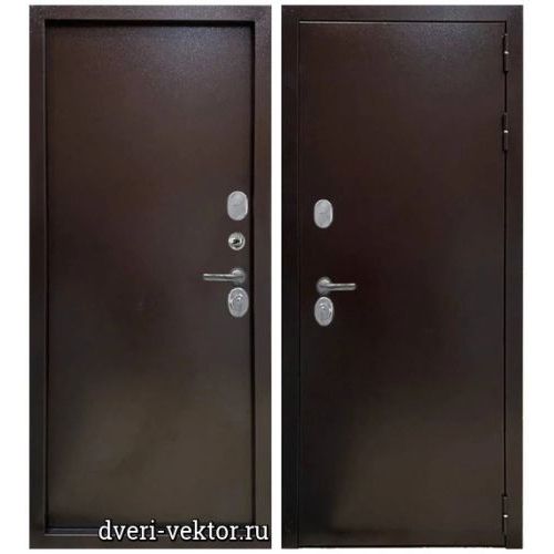Входная дверь Волга Бункер, Термо Лайт Д1, металл / металл, медный антик